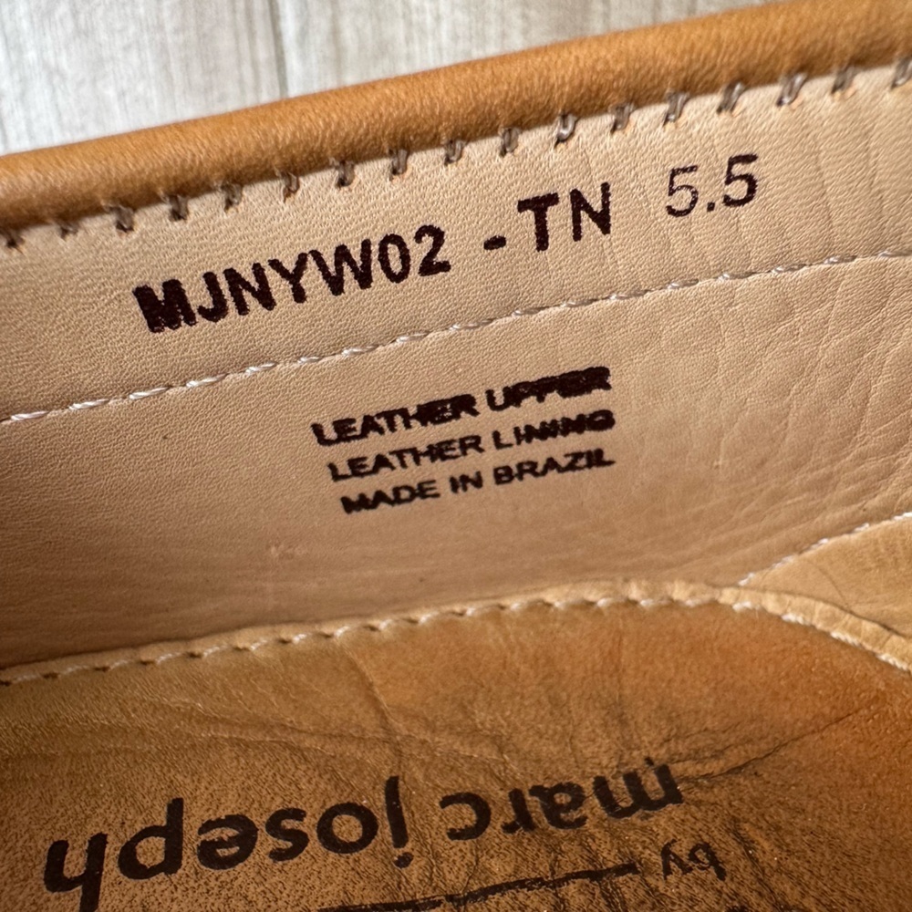 Marc Joseph New York
tan leather women's loafer shoes studded rubber sole 5.5 - Picture 3 of 8